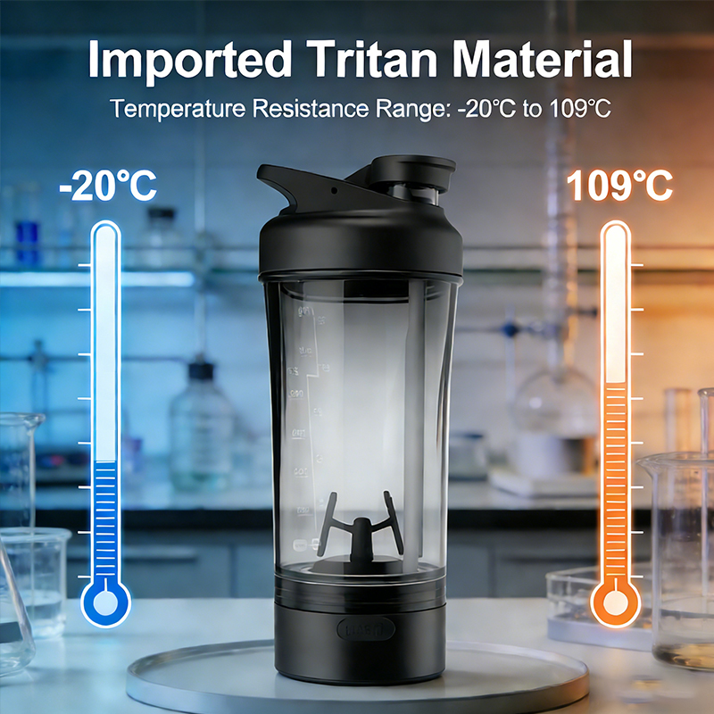 Whey Protein Isolate - ขวดเชคไฟฟ้าแบบพกพา เครื่องผสมโปรตีนอัตโนมัติ แก้วปั่นแบบชาร์จไฟได้ผ่านพอร์ต Type-C สำหรับออกกำลังกาย กีฬา