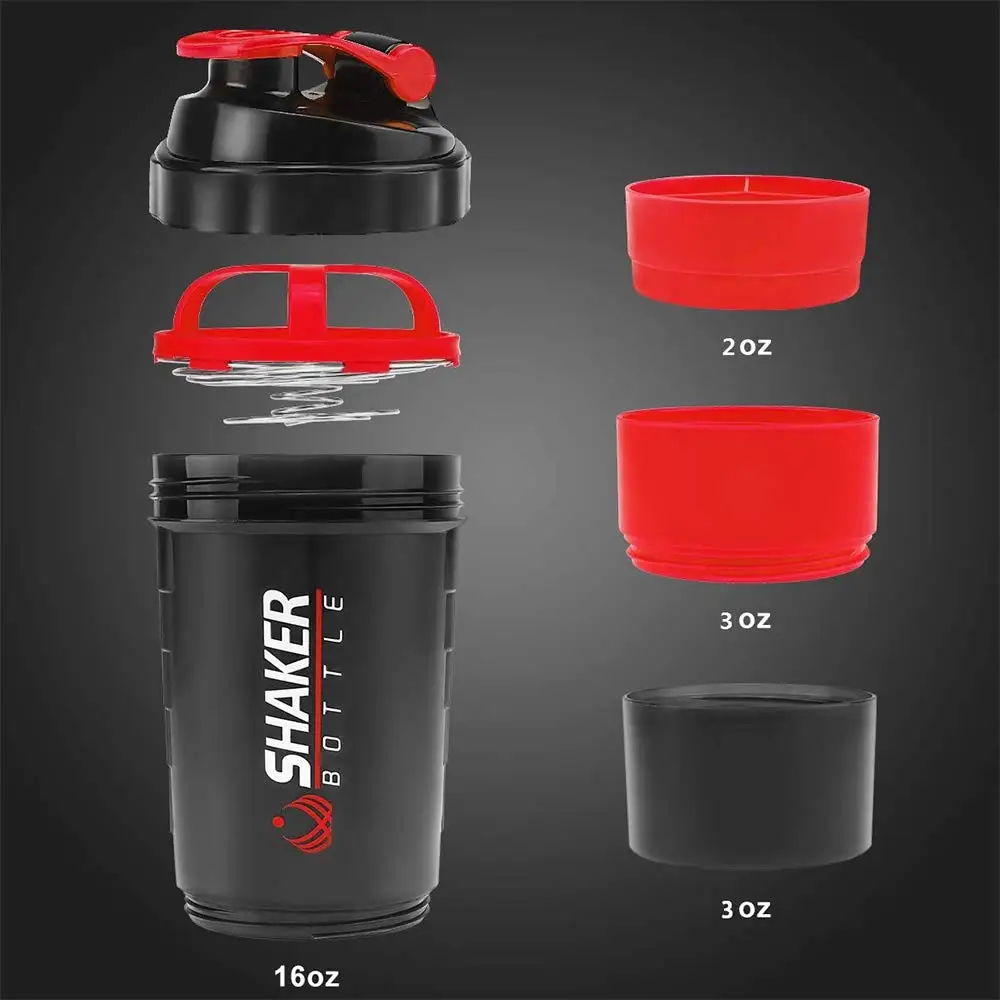 Whey Protein Isolate - เครื่องปั่นผงขวดโปรตีน500มล. พร้อมผงกล่องเก็บสินค้ากระบอกน้ำกระบอกน้ำขนาดใหญ่พร้อมลูกบอลกวนลวด