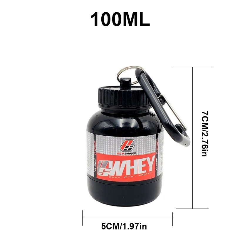 100/200ml แบบพกพาโปรตีนผงอาหาร - Whey Protein Isolate บทวิจารณ์และราคา
