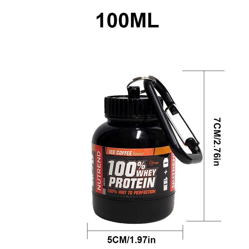 100/200ml แบบพกพาโปรตีนผงอาหาร - Whey Protein Isolate บทวิจารณ์และราคา