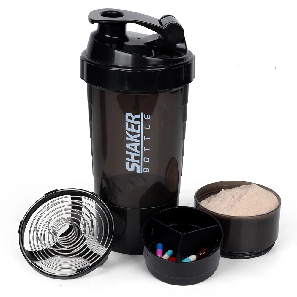ขวดเขย่าโปรตีน3ชั้นถ้วยน้ำพลาส - Whey Protein Isolate บทวิจารณ์และราคา