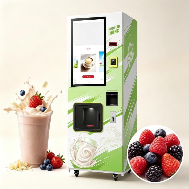 เครื่องจำหน่ายโปรตีนเชคเชิงพาณ - Nutrition Fitness Center บทวิจารณ์และราคา