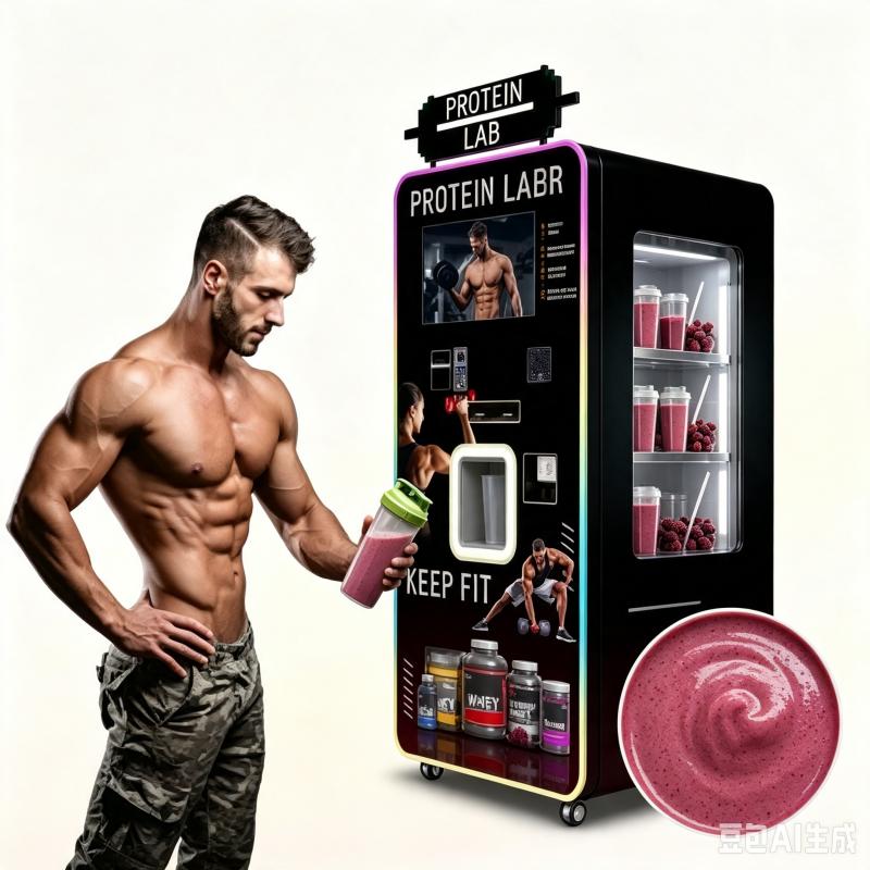 เครื่องจำหน่ายโปรตีนเชคแบบปรับ - Nutrition Fitness Center บทวิจารณ์และราคา