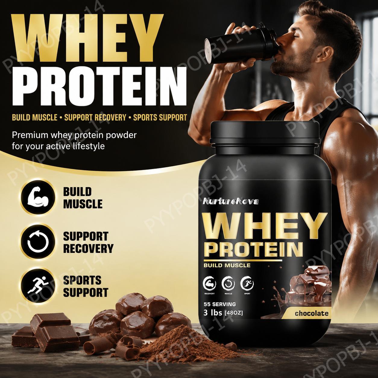 NurtureNova ผงโปรตีนเวย์รสช็อก - Fitness Nutrition Whey Protein บทวิจารณ์และราคา