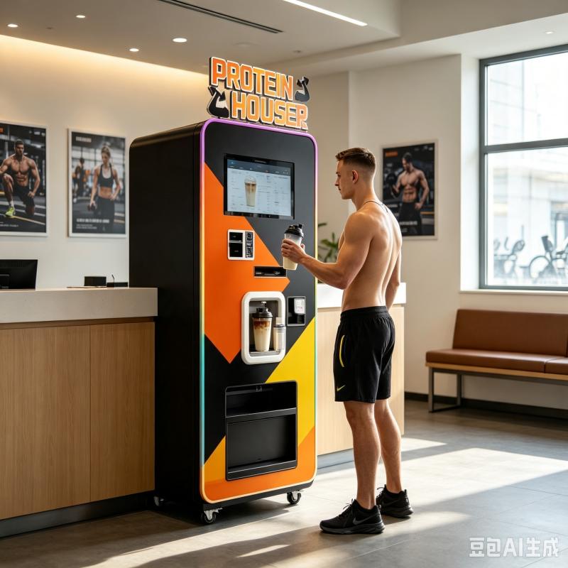 เครื่องจำหน่ายโปรตีนเชคแบบอัตโ - Nutrition Fitness Center บทวิจารณ์และราคา