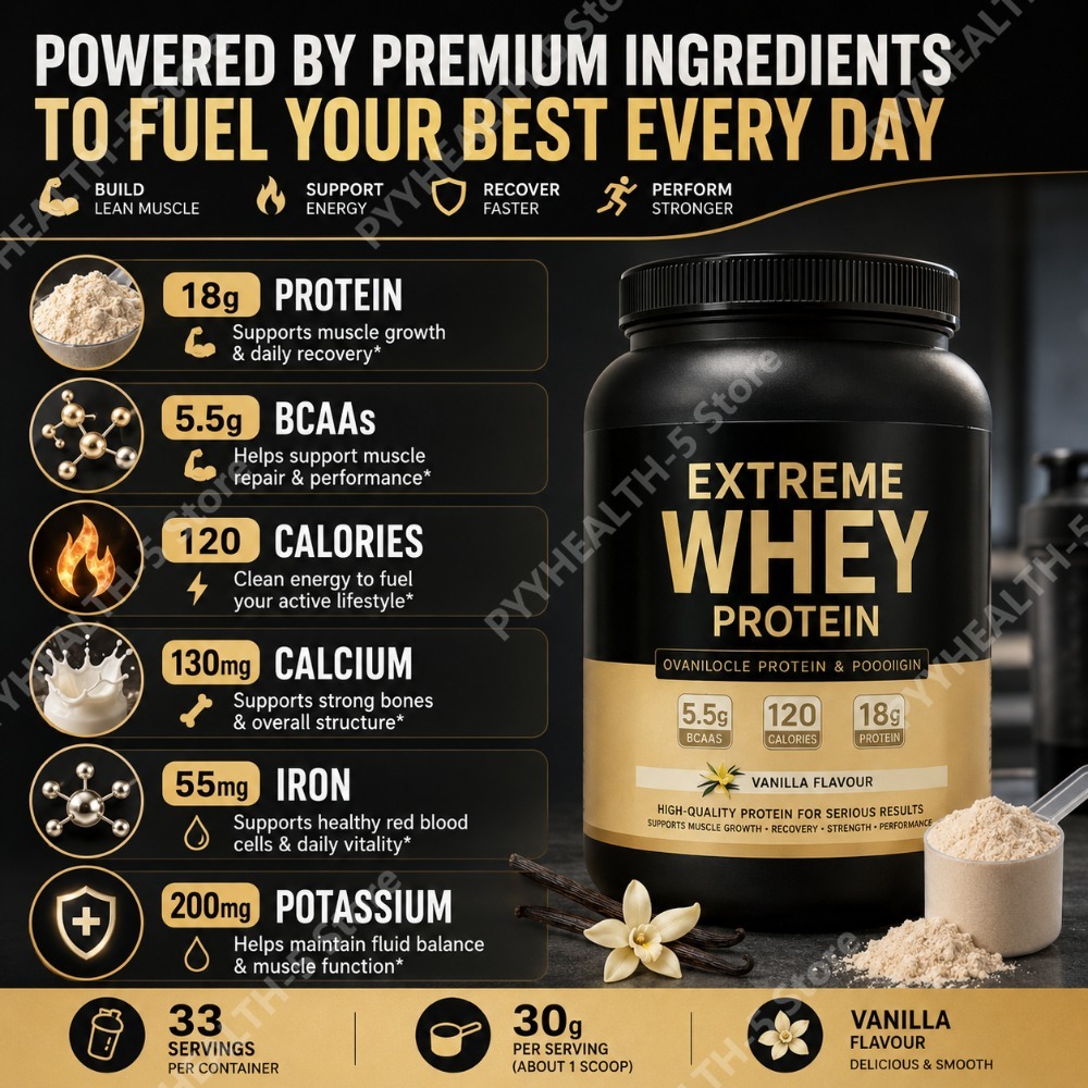 เวย์โปรตีนรสวานิลลา 2.2 ปอนด์  - Fitness Nutrition Whey Protein บทวิจารณ์และราคา